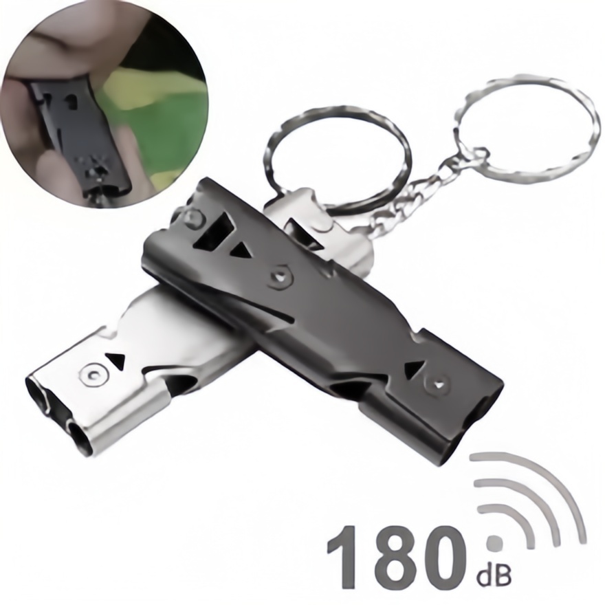 Survival Whistle Keychain–High - Emergency Whistle Loud ulasan dan harga